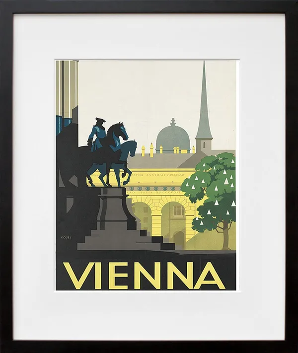 Vienna Austria Travel Poster, Home Decor Art Print