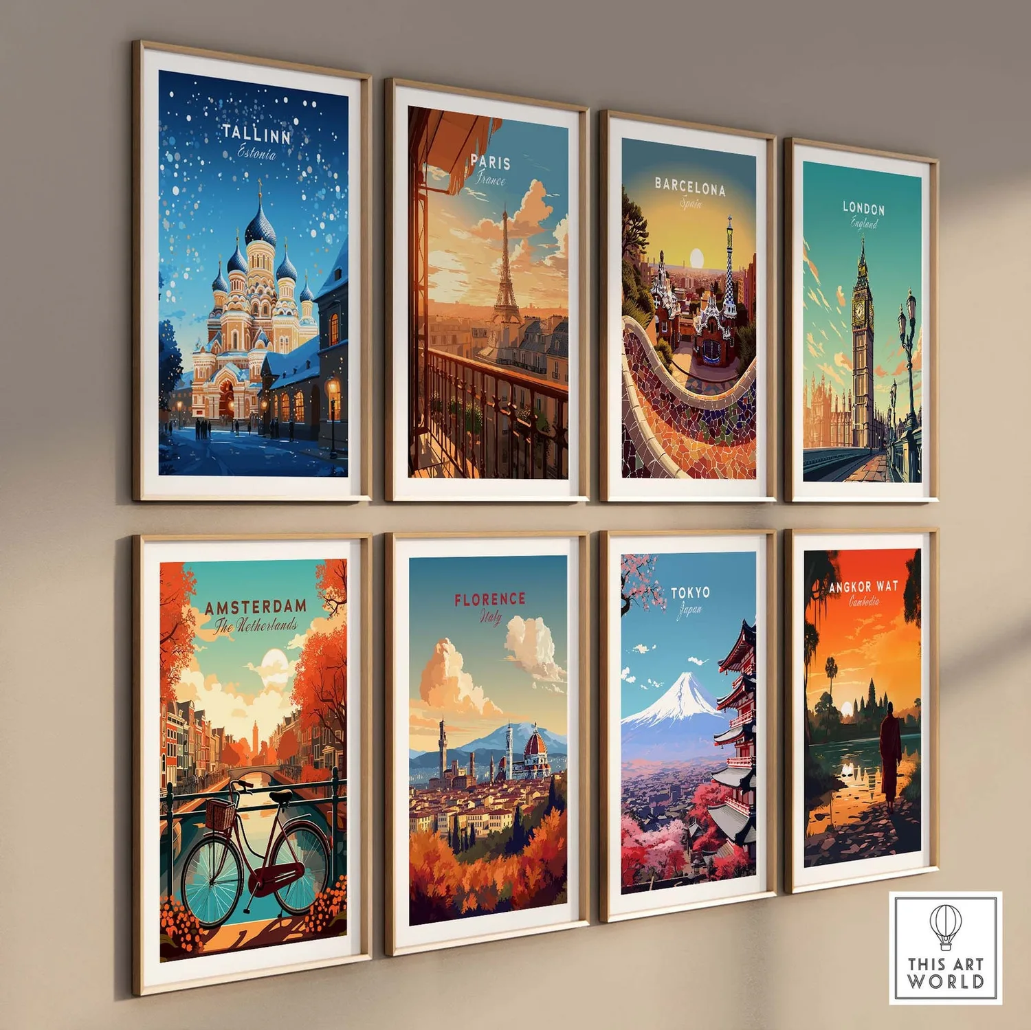 Tallinn Home Gift Art Print - Image 3