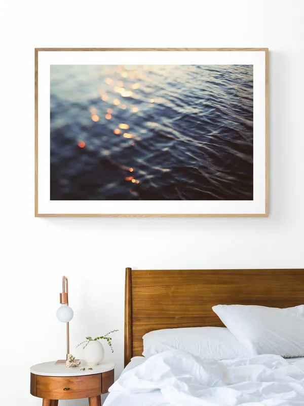 Lake Michigan Sunset Photograph, Travel Poster