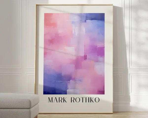 Mark Rothko Exhibition Poster, Museum Print