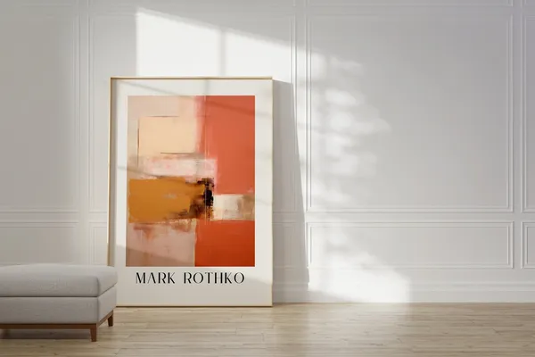 Mark Rothko Exhibition Poster Print