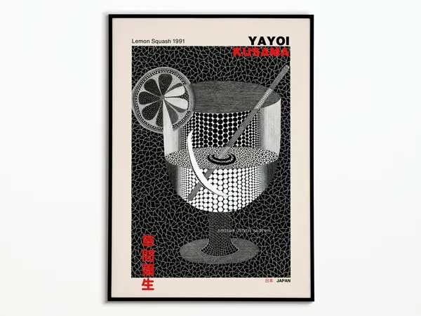 Yayoi Kusama Poster, Contemporary Art Print