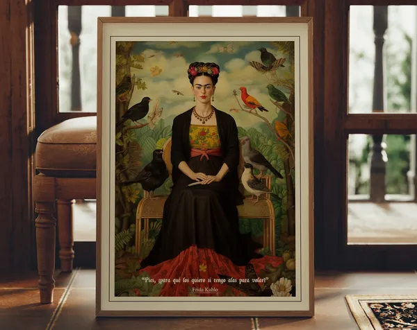 Frida Kahlo Mexican Feminist Art Print