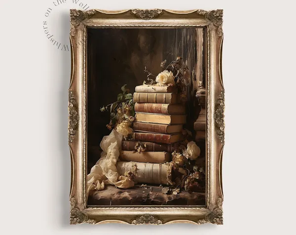 Smut Readers Dark Academia Still Life Art Print