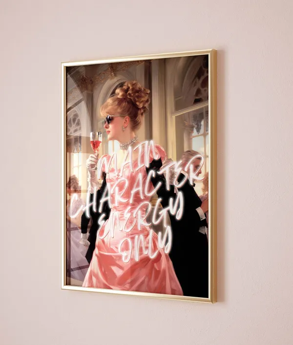 Sassy Quote Vintage Champagne Poster, Bar Cart Decor