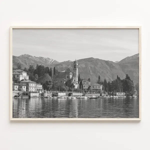 Como Lake Travel City Map Poster Print