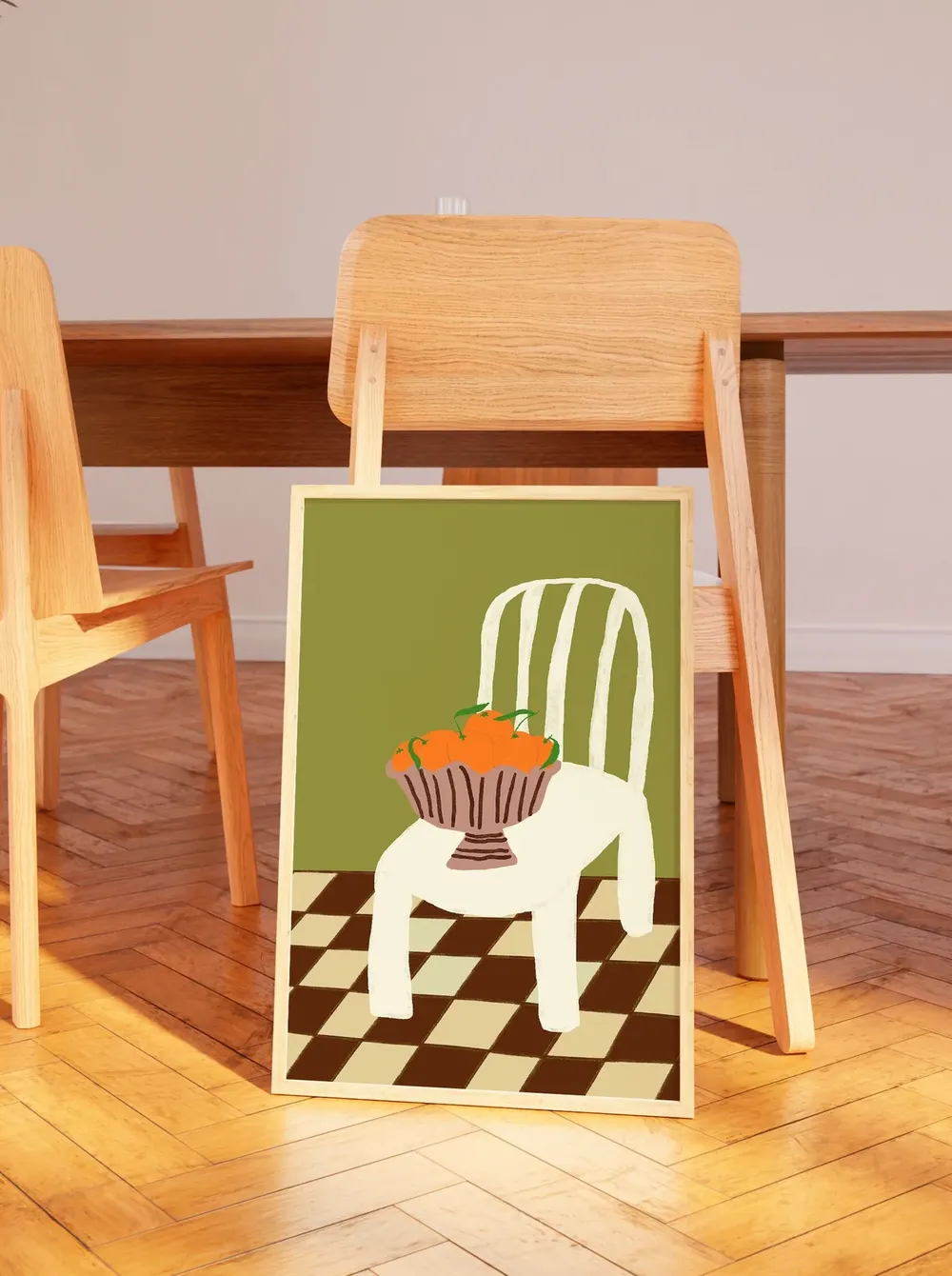 Oranges Kitchen Food Art Poster Print - Image 3