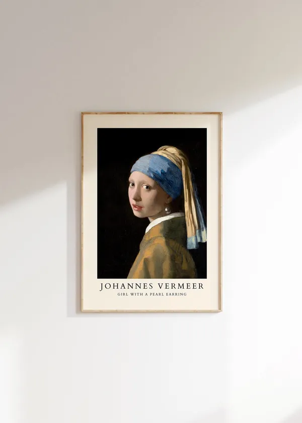 Johannes Vermeer Vintage Gallery Art Print