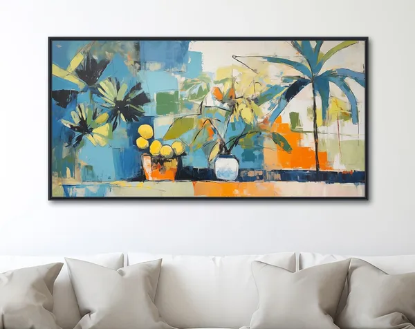 Mid Century Botanical Still Life, Palm Springs Wall Art Print