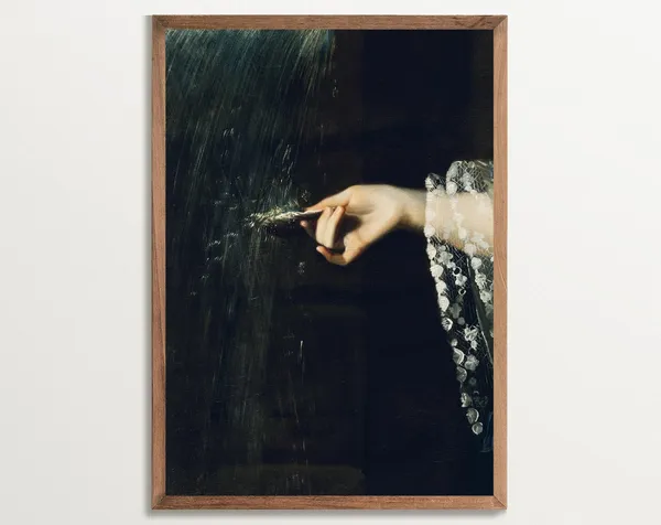 Dark Academia Vintage Surreal Victorian Art Print
