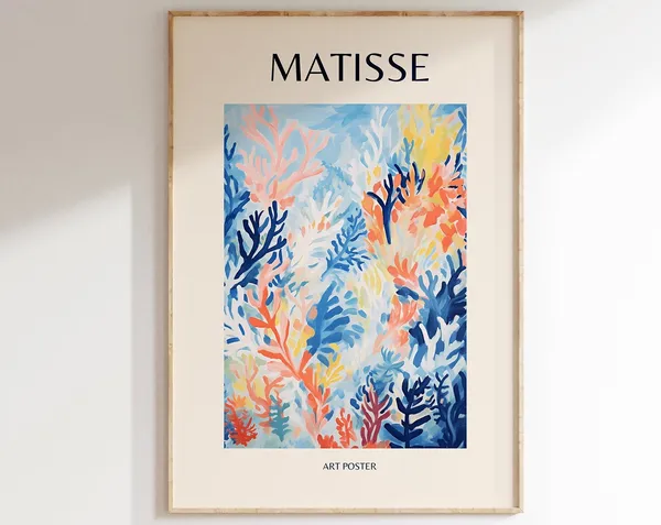 Henri Matisse Minimalist Floral Gallery Art Print
