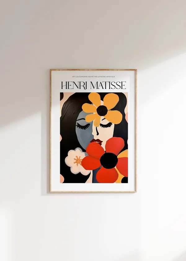 Henri Matisse Minimalist Neutral Poster Print
