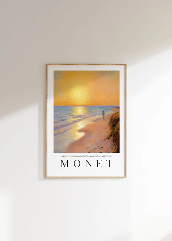 Claude Monet Aesthetic Room Decor Poster Print