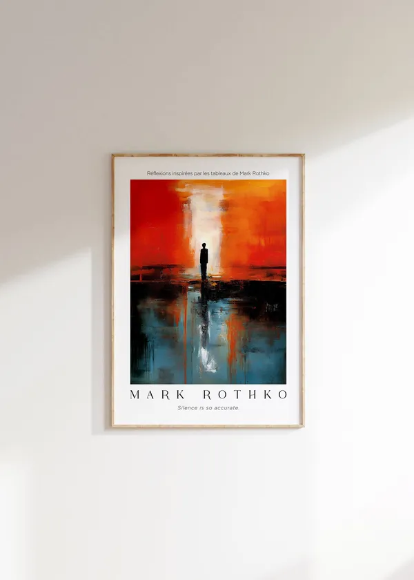 Mark Rothko Exhibition Poster, Museum Decor Print