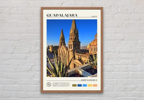 Guadalajara Photo Print, Latin America Decor
