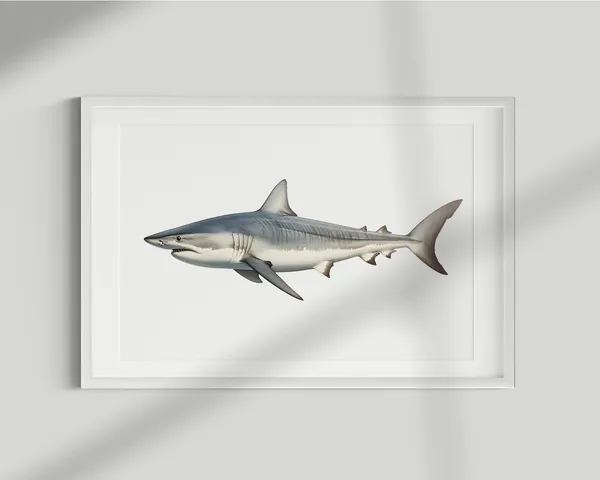 Shark Fish Vintage Illustration Art Print