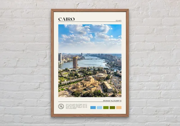 Cairo Photo Print, Egypt Travel Poster