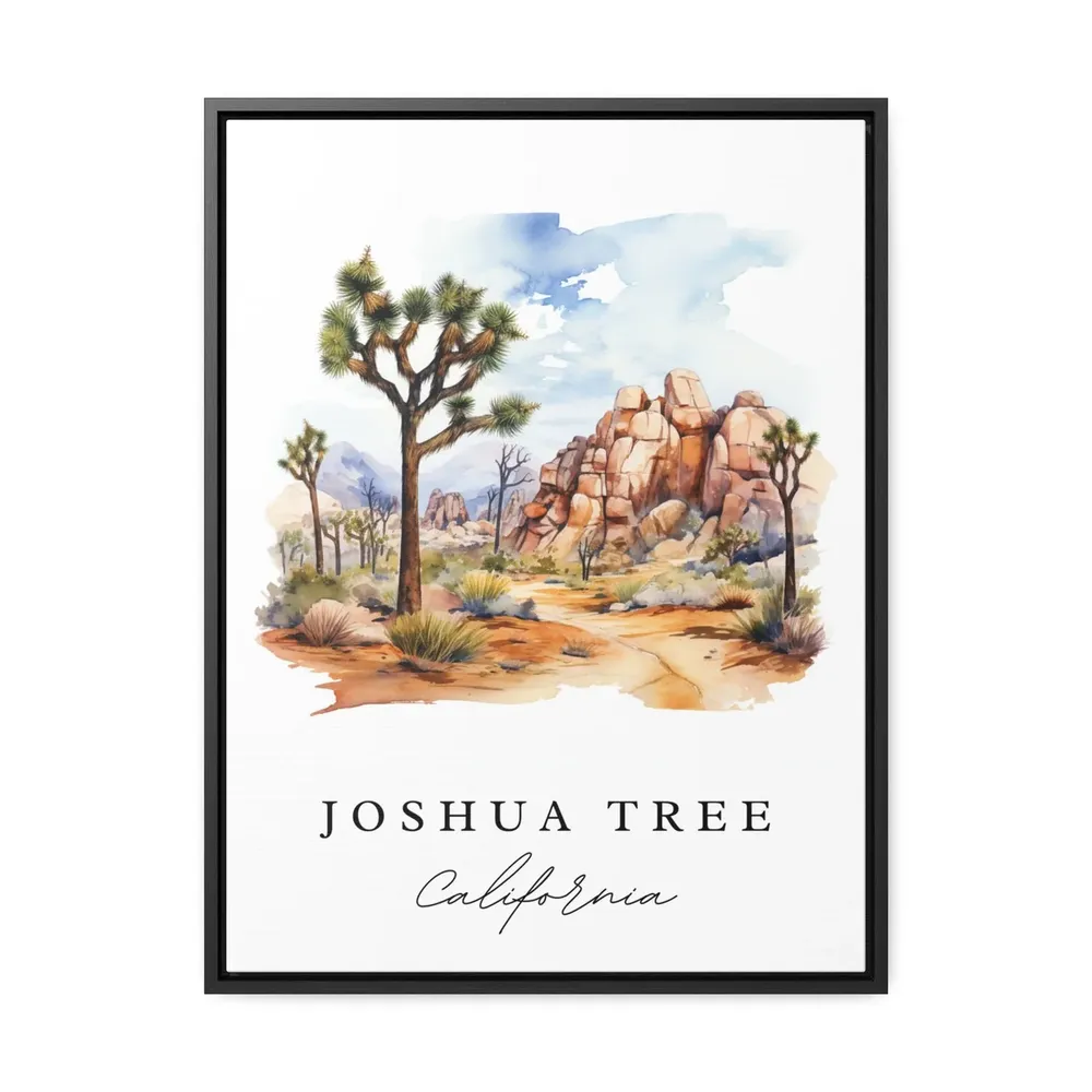 Joshua Tree Custom Text Travel Poster Print - Image 2