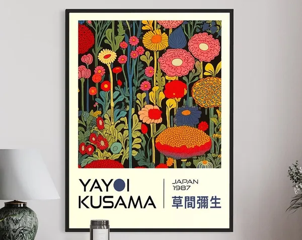 Artist Abstract Contemporary Travel Poster