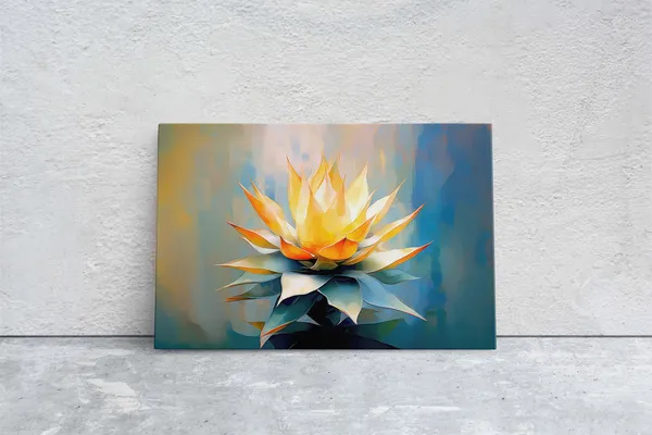 Agave Succulent Cactus Botanical Art Print for Home