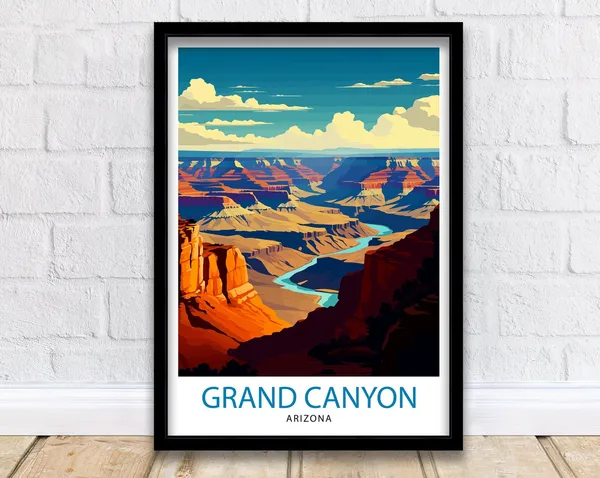 Grand Canyon Travel Print National Park Poster