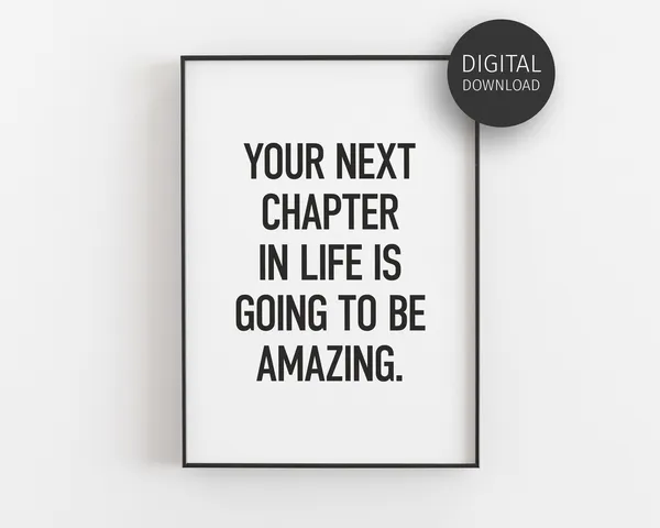Inspirational Manifestation Poster, Life Quote Art Print