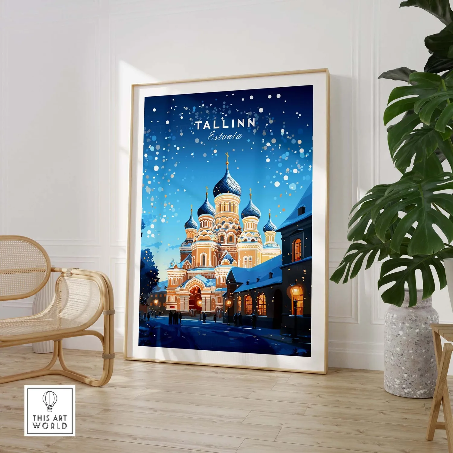 Tallinn Home Gift Art Print - Image 2