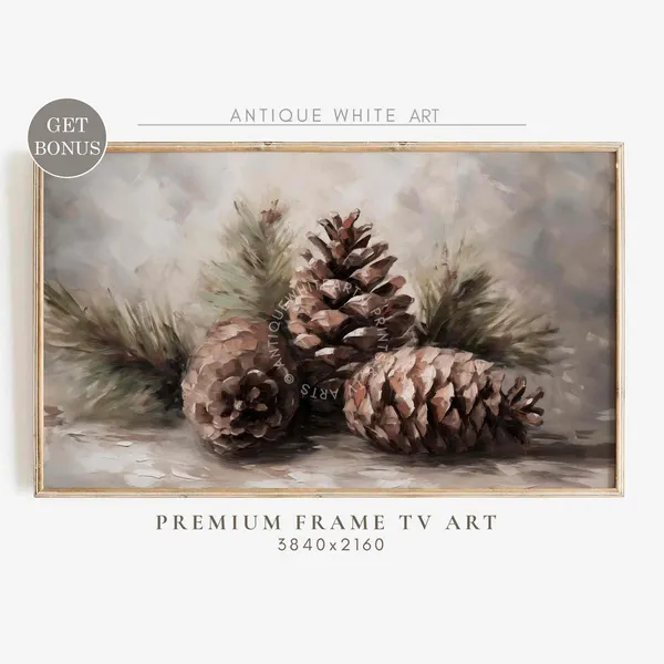 Moody Winter Still Life, Vintage Farmhouse Art Print