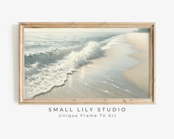 Beach Minimalist Neutral Summer Coastal Art Print