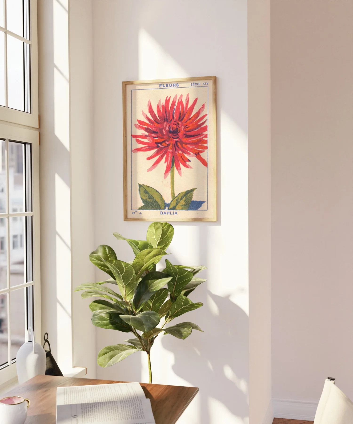 Fleurs Vintage Botanical Print, Floral Poster - Image 2