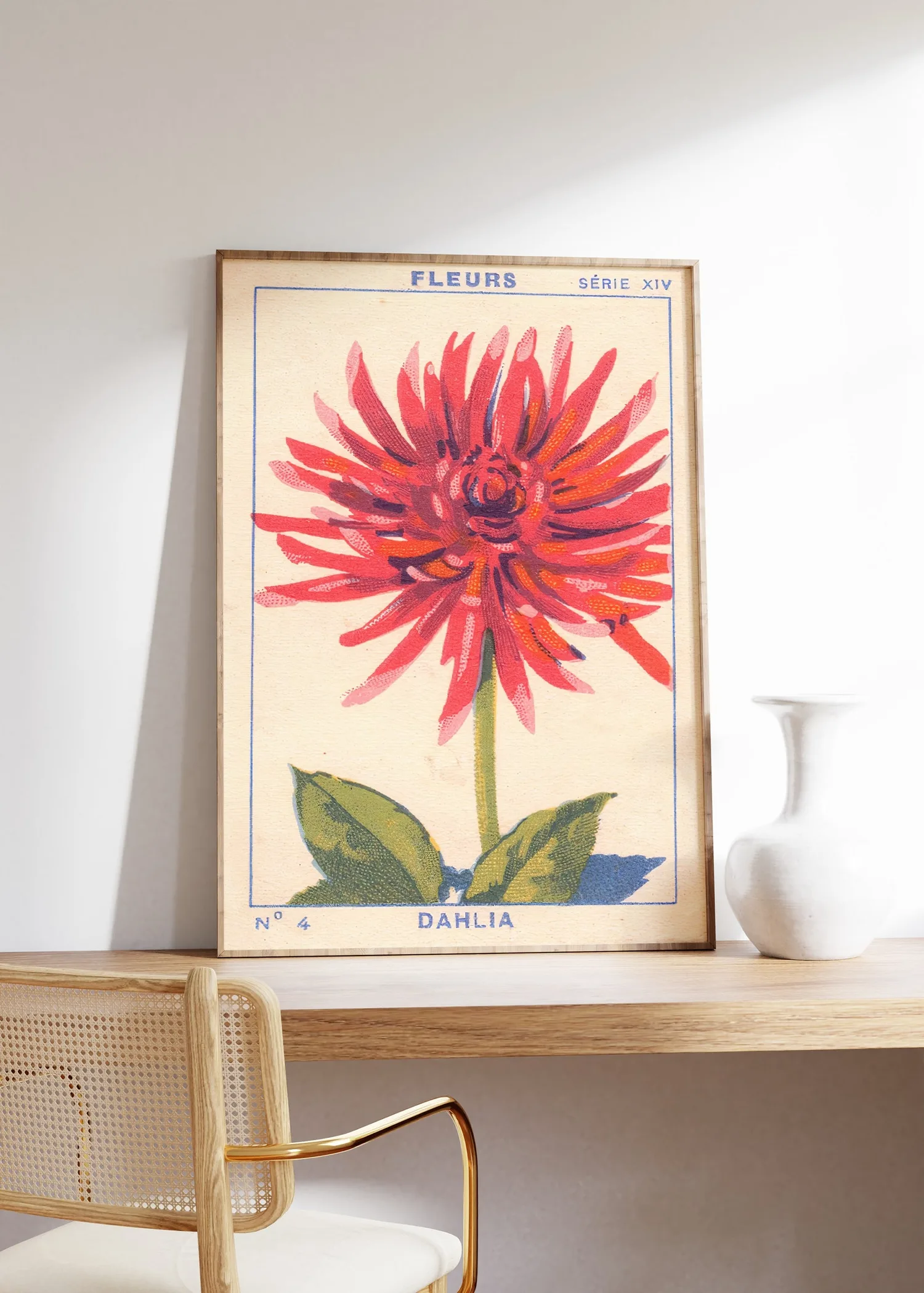 Fleurs Vintage Botanical Print, Floral Poster - Image 3