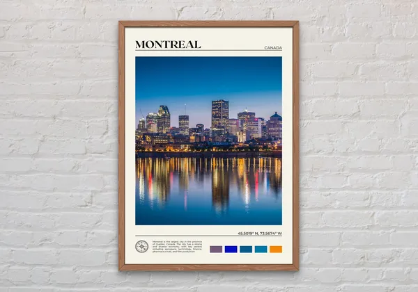 Montreal Travel Photo, Canada Wall Art Print