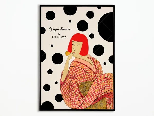 Yayoi Kusama X Katagawa Travel Poster