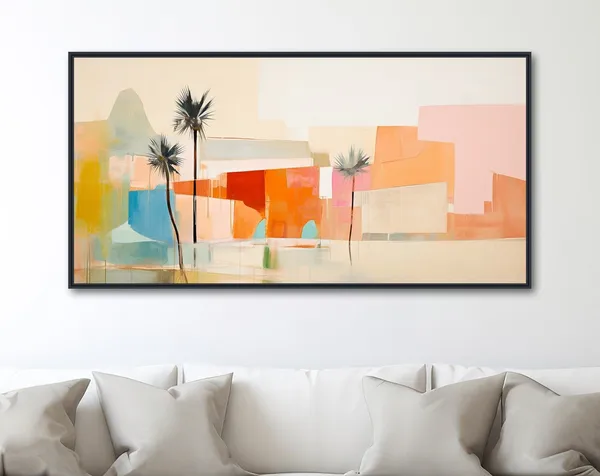 Palm Springs Mid-Century Retro Architecture Art Print
