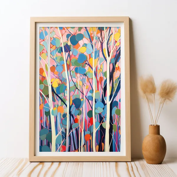 Australian Eucalyptus Bush Forest Dreams Art Print