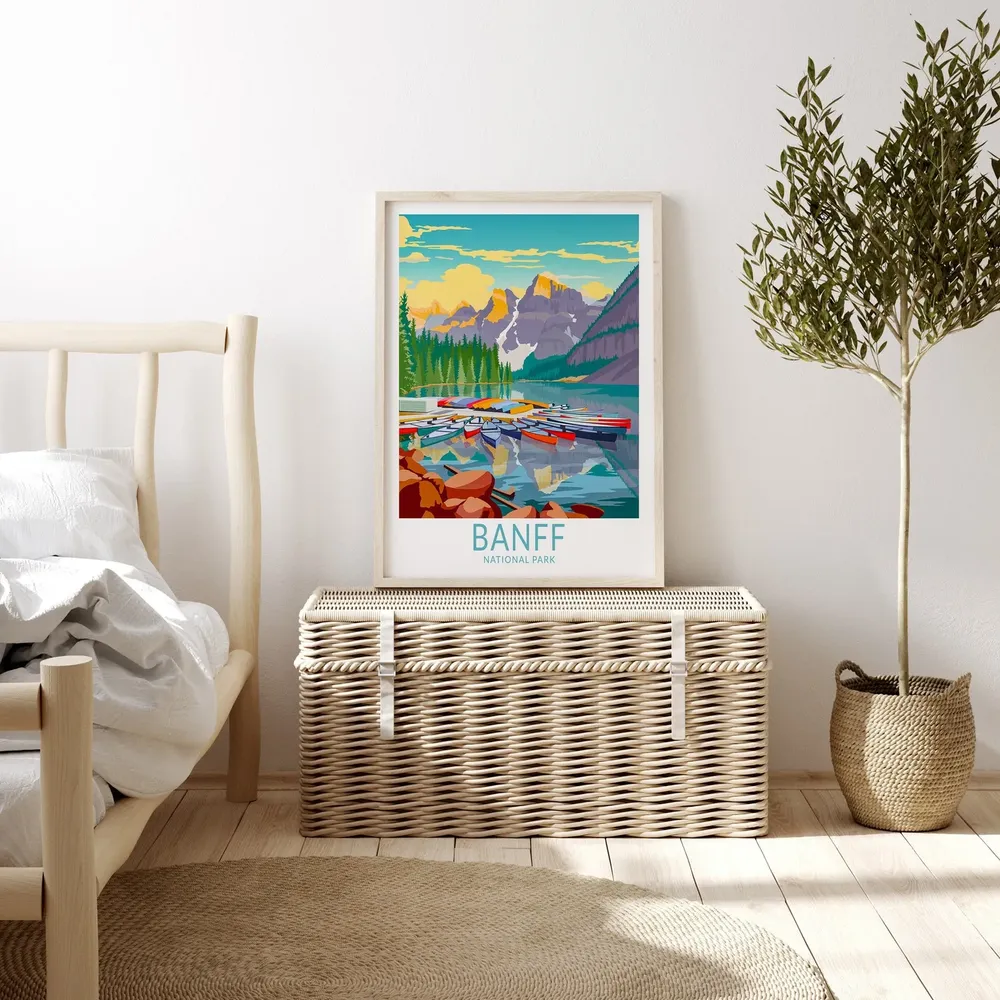 Banff National Park Travel Poster - Image 3