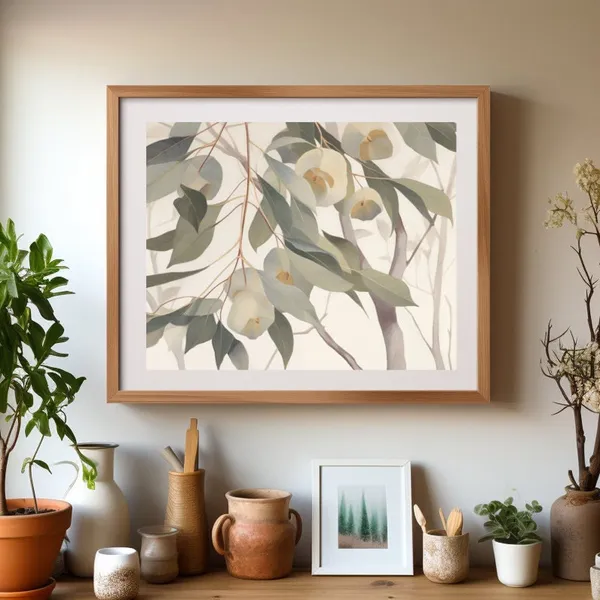Eucalyptus Tree Nature Inspired Wall Art Print