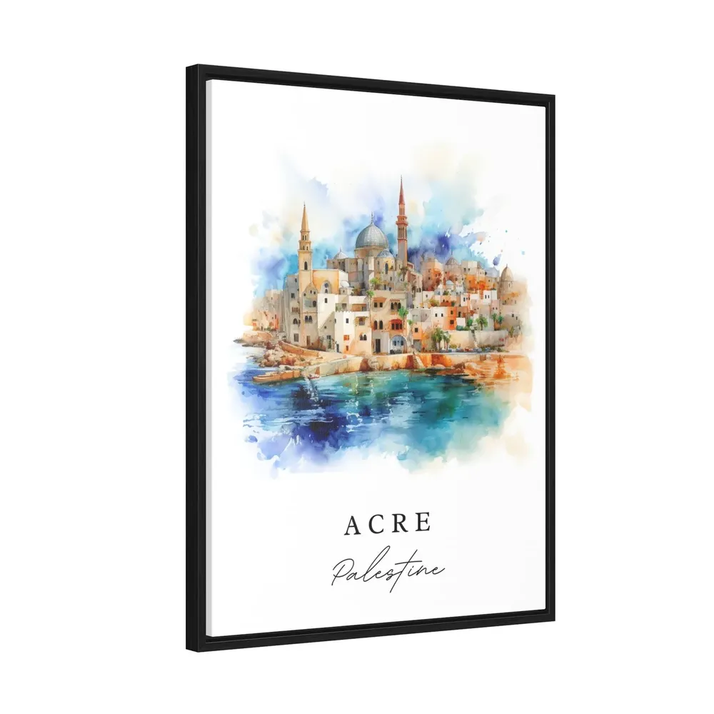 Acre Traditional Travel Poster, Custom Text Print - Image 2