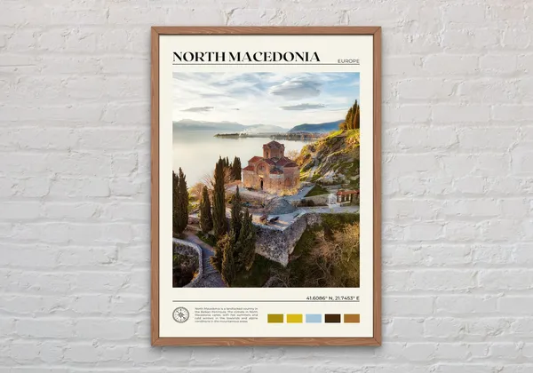North Macedonia Photo Print, Travel Wall Art