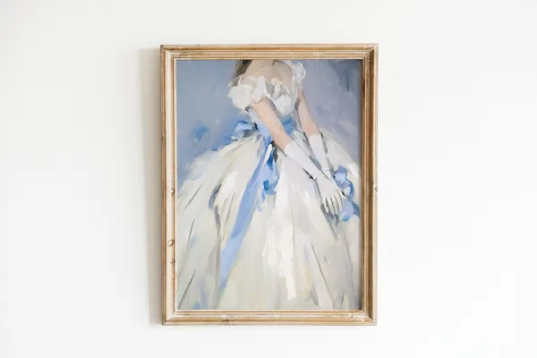 Princess Print, Vintage Aesthetic Art Print