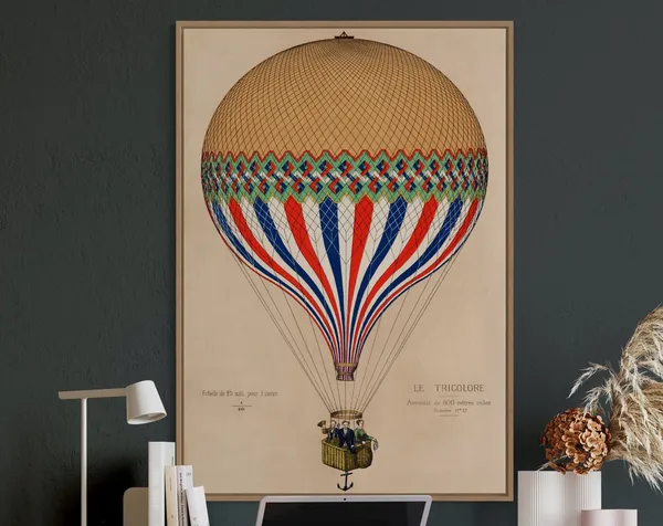 Hot Air Classic Travel Poster