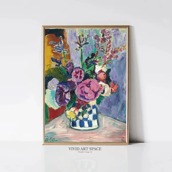 Matisse Les Pivoines Modern Floral Art Print
