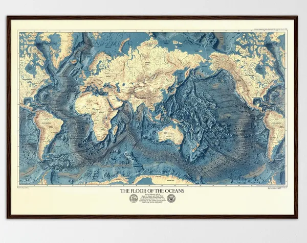 Ocean Floor - Modern Beach Art Print