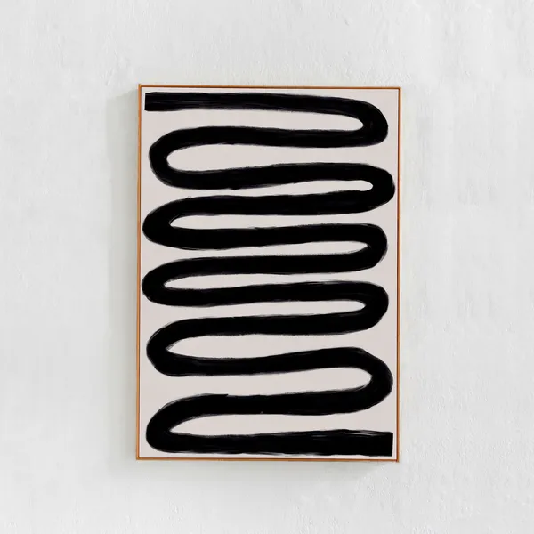 Abstract Black and White Art Print, Contemporary Decor