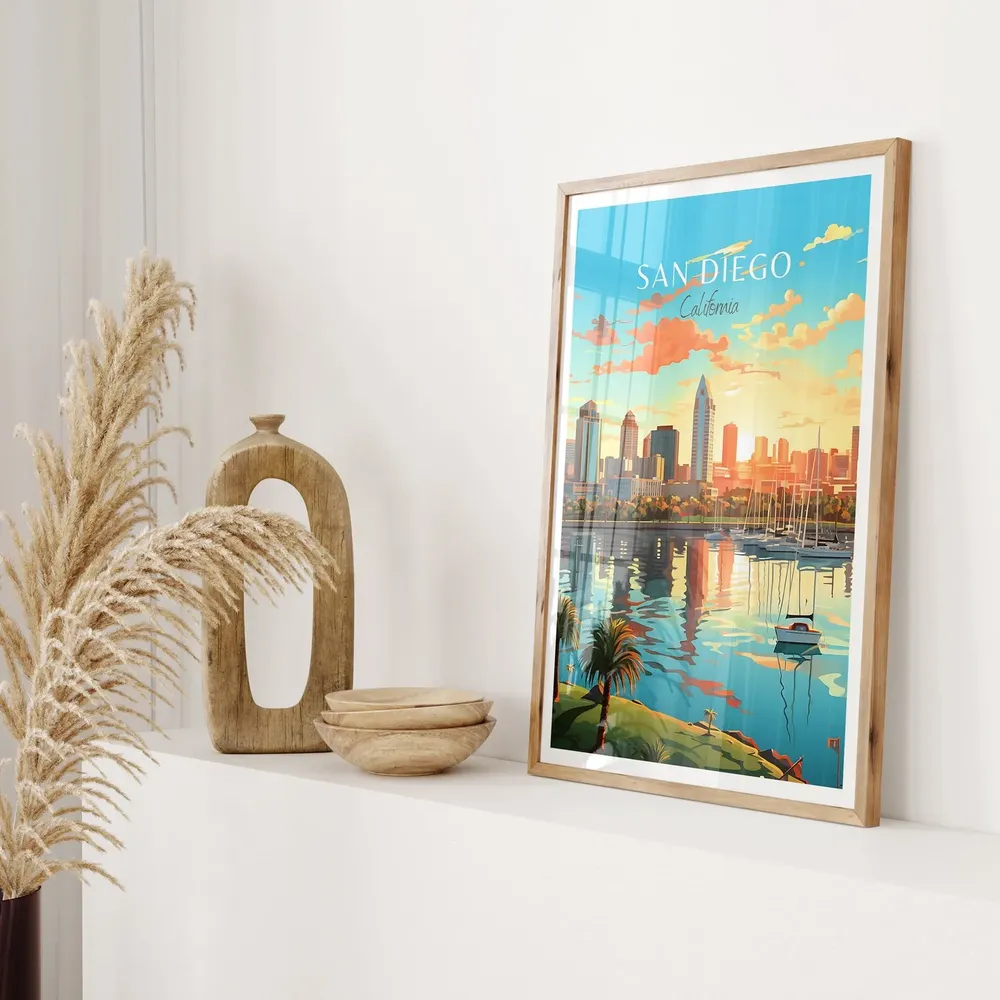 San Diego Perfect Gift Travel Poster - Image 2