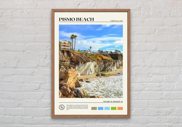 Pismo Beach Photo Wall Art Print