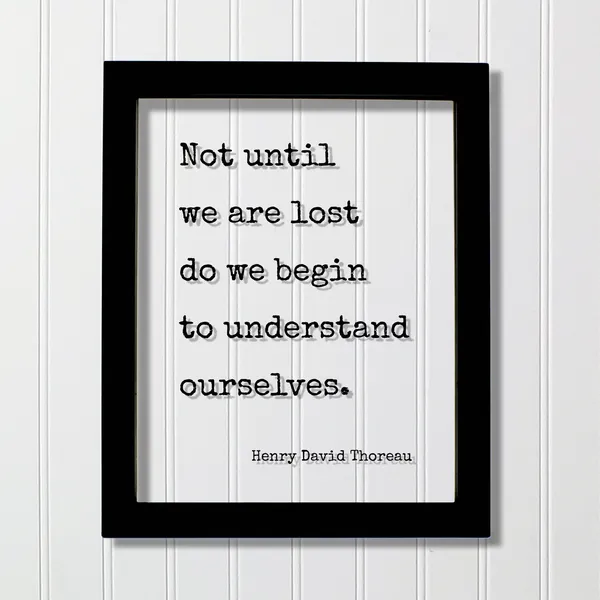 Henry David Thoreau Quote Poster, Typography Wall Art