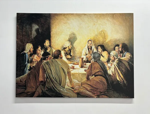 Jesus Christ Last Supper Religious Wall Art Print