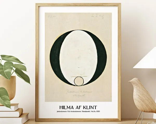Hilma Af Klint Vintage Exhibition Art Print