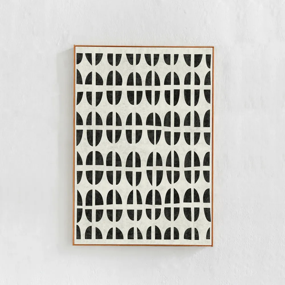 Abstract Pattern Art Print, Scandinavian Boho Decor